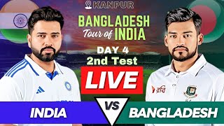 IND vs BANGLADESH Live Match Today  India vs Bangladesh Live 2nd Test Match Day 4  IND vs BAN Test [upl. by Lesser57]