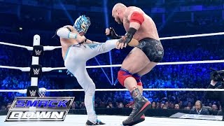 Kalisto vs Ryback SmackDown 21 April 2016 [upl. by Elbart]