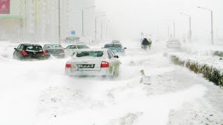 Severe BLIZZARD hits Anadyr Chukotka Snow storm in Russia [upl. by Maureene]