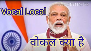 वोकल क्या है  Vocal Meaning  Vocal Local [upl. by Held]