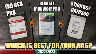 Seagate Ironwolf Pro vs WD Red Pro vs Synology HAT5300 Hard Drives  Which Should You Buy [upl. by Lleret283]