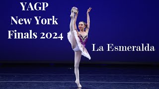 YAGP New York Finals 2024 YAGP Yun Qian  La Esmeralda PreCompetitive Malaysia [upl. by Ennaeerb908]