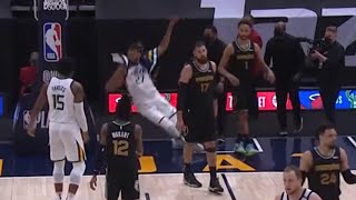 Rudy Gobert’s sideline flop is one of the most egregious NBA flops😄 [upl. by Ekud]