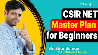 CSIR NET Life Science Master Preparation Plan For Beginners [upl. by Ayhtin]