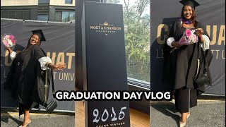 GRADUATION DAY VLOG  Leeds Beckett university 2024  GRWM [upl. by Epillihp674]