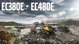 Volvo EC380EEC480E Crawler Excavators promotional video [upl. by Cesya]