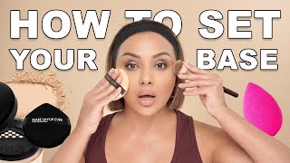 How To Set Your Makeup Correctly For Beginners [upl. by Adnoluy]