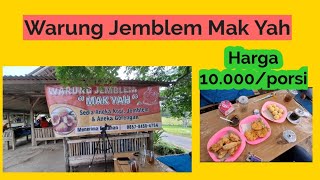 WARUNG JEMBLEM MAK YAH TRAWAS  RUTE JALAN DAN VIEW LOKASI [upl. by Aerdna]