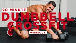 20 MINUTE CROSSFIT DUMBBELL WORKOUT  PMA FITNESS [upl. by Gilead]