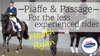 Piaffe and Passge for beginners  Dressage with Heath Ryan [upl. by Necila520]