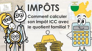 Calculer ses impôts ICC sur le revenu dans le canton de Vaud avec le quotient familial [upl. by Weissmann]