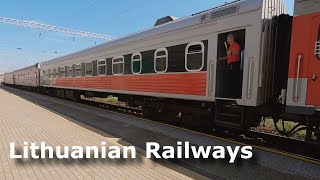 Third class carriage on the train Klaipėda  Vilnius [upl. by Mayda]