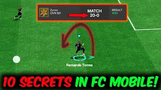 10 Secret TIPS NO ONE WILL TELL YOU in FC Mobile  Mr Believer [upl. by Ylrrad]