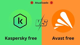 Kaspersky free VS Avast free  Vírus Windows [upl. by Artemas430]