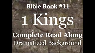 Bible Book 11 1 Kings Complete  King James 1611 KJV Read Along  Diverse Readers Dramatized Theme [upl. by Cawley]