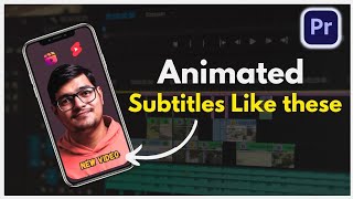 How to create Animated Subtitles in Premiere Pro Hindi  Lalit Mohan Pandey [upl. by Trevor]