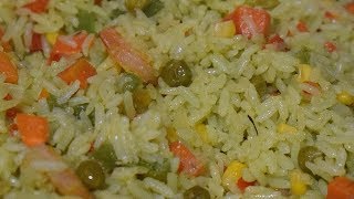 HOW TO COOK NIGERIAN FRIED RICE RECIPE [upl. by Darrey67]