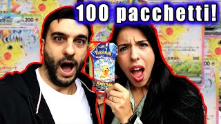 Apriamo 100 PACCHETTI di scintille folgoranti per trovare PIKACHU [upl. by Nimzaj]