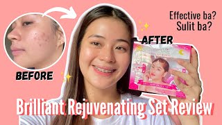 NEW BRILLIANT SKIN REJUVENATING SET HONEST REVIEW  Mikaela Regala [upl. by Edee]