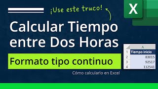 Convertir un Total de Horas en Días y Horas Restantes en Excel [upl. by Jehu]