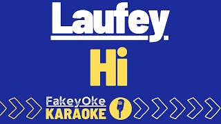 Laufey  Hi Karaoke [upl. by Bambie744]