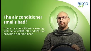 The air conditioner smells bad Air conditioner cleaning with airco well® 994 and 996 [upl. by Atteloiv]