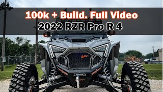 2022 RZR Pro R ABF roll cage and Full Build Uncut walkthrough [upl. by Conias]