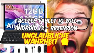 Facetel tablet 10 zoll android 13  das beste tablet für unterwegs 2023  12gb ram  128gb rom [upl. by Moises]