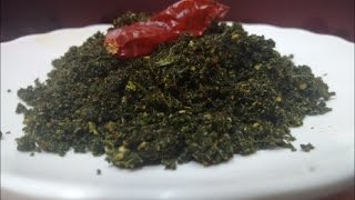 sabbasige soppina chutney pudi  dill leaves recipe  healthy and quick recipe dill leaves [upl. by Lacy488]