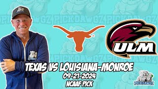 Texas vs Louisiana Monroe 92124 College Football Picks amp Predictions  Week 4 NCAAF Tips [upl. by Asille39]