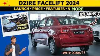 dzire facelift 2024 😍🔥 All Details Leaked ❤️ सबका खेल बिगाड़ेगी ये 😂 [upl. by Auqenaj122]