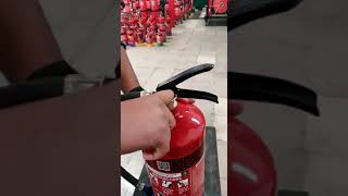 How to use Ceasefire portable Dry Chemical ABC powder based Fire Extinguisher [upl. by Errised]