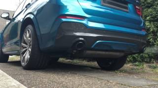 BMW X4 M40i exhaust sound  acceleration 260 kmh [upl. by Latia642]