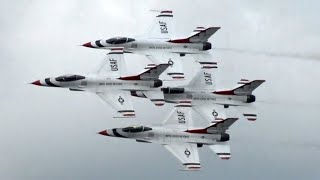 2021 Pocono Raceway Airshow  USAF Thunderbirds [upl. by Aivatan976]