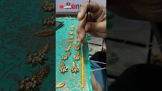 aari🧵🪡piping thread🧵stitching for beginners idea👗🪡aaribeginnerswork aariclasstamil 7502350599 [upl. by Anyala]