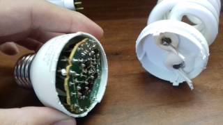 How to recycle an electronic ballast from a CFL [upl. by Aimit]