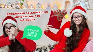 Abriendo calendario de adviento día 5 de diciembre 😍 Me encanta [upl. by Megargee]