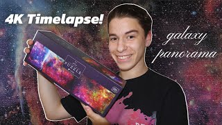 1000 PIECE puzzle TIMELAPSE  InterDRUK Panoramic Puzzle GALAXY N°1 [upl. by Drawyah]