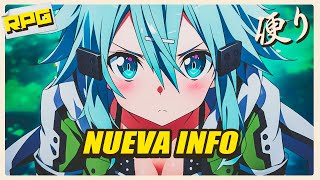 👉 Así es el NUEVO JUEGO de SAO  SWORD ART ONLINE Fractured Daydream [upl. by Katya]