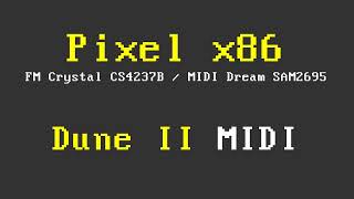 Pixel x86FM  Crystal CS4237B  MIDI Dream SAM2695 [upl. by Einnalem222]