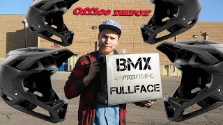 Fox Proframe FullFace Review BMX Street [upl. by Odnumyer]