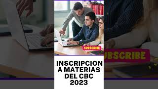 Inscripción a materias del CBC 2023 ¿Cómo Anotarse [upl. by Melgar]