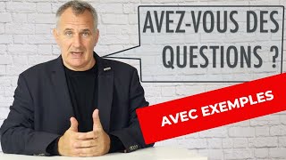 Avez vous des questions  Exemples de questions à poser à la fin dun entretien dembauche [upl. by Peck869]