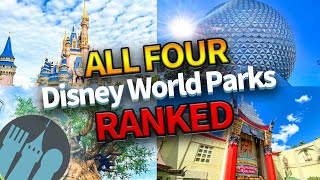 All Four Disney World Parks RANKED [upl. by Annagroeg]