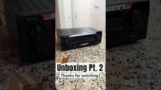 Unboxing Denon AVRX1800H 72 Channel 8K AV Receiver Pt2 denon reciever hometheater audio [upl. by Lux320]