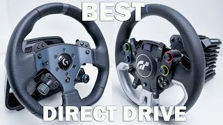 BEST DIRECT DRIVE  Logitech G Pro Wheel Vs Fanatec GT DD Pro Comparison [upl. by Irving590]