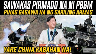 SAWAKAS BATAS PARA PALAKASIN ANG LOKAL NA PRODUKSYON NG ARMAS AT GAMITAN PARA SA DEPENSA PIRMADO NA [upl. by Marlena824]