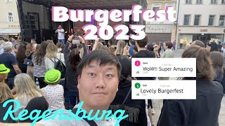 Burgerfest 2023 in Regensburg Germany  Lets enjoy festival [upl. by Mozes980]