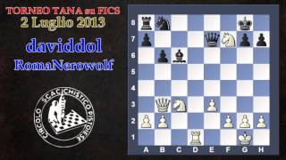 Torneo Tana  Daviddol vs RomaNerowolf  Gambetto di Donna rifiutato  Scacchi LIVE [upl. by Rawdin54]