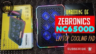 Unboxing of Zebronics NC6500D Laptop Cooling Pad within best price range viral trending subscribe [upl. by Nylehtak]